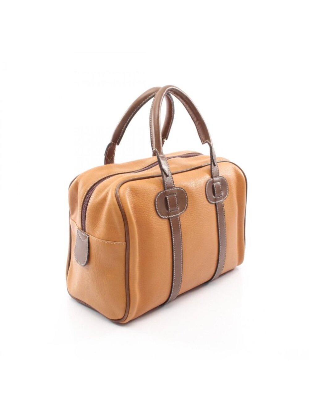 Loewe Tote Anagram Brown Dark Leather Boston - Picture 2 of 9